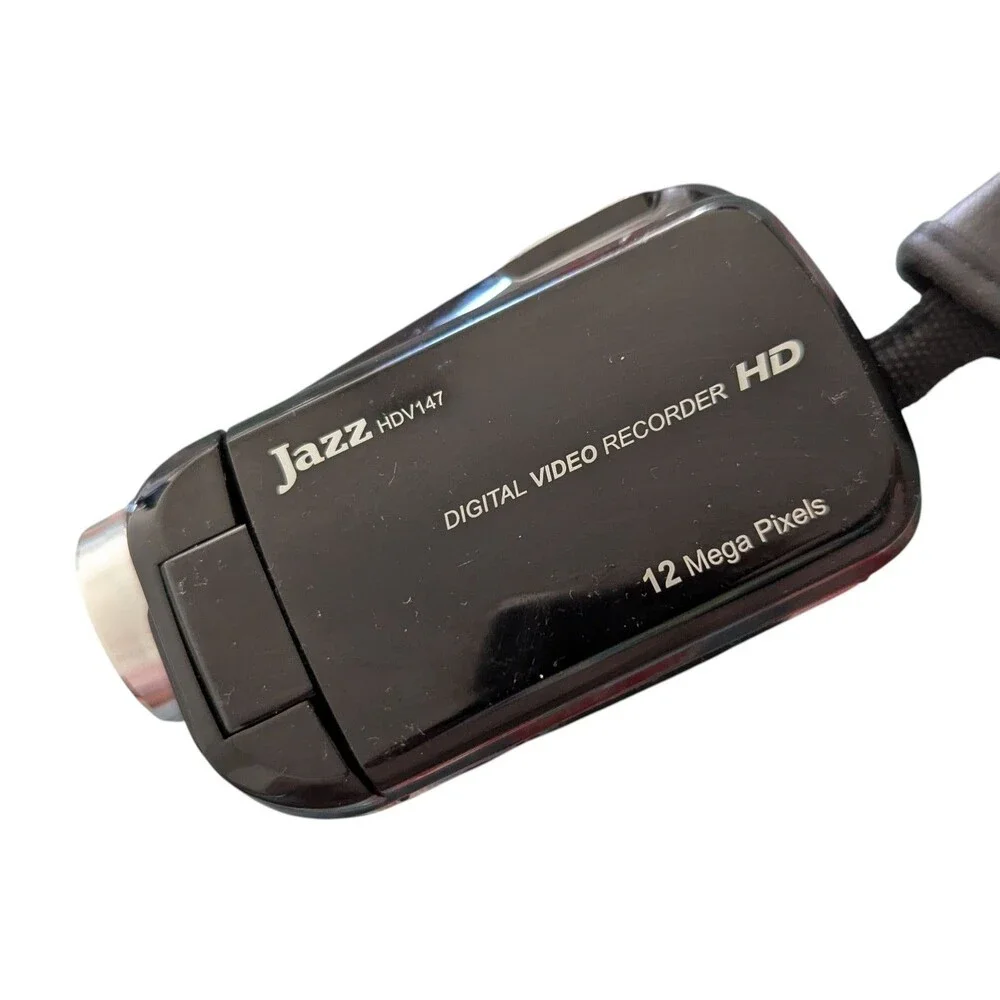 Jazz HDV147 Video Recorder Flip-Out Screen 4GB Card 12 Mega Pixels Works